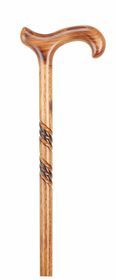 Spiral Pattern Derby Handle Stick